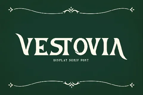 Vestovia Display font