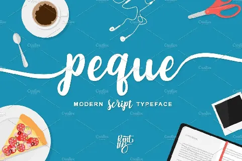 Peque Script font