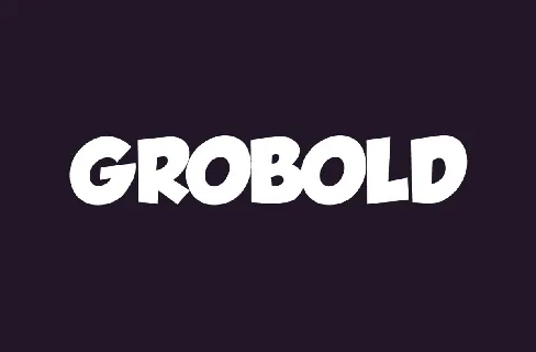 GROBOLD FONT font