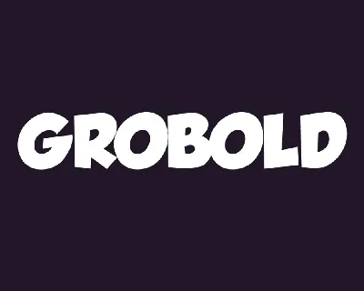 GROBOLD FONT font