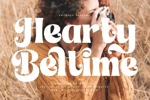 Hearty Beltime Serif font