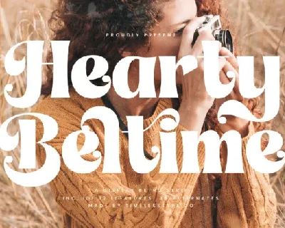 Hearty Beltime Serif font