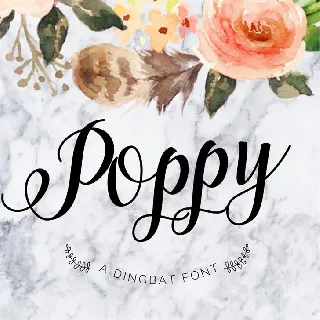 Poppy Script Free font