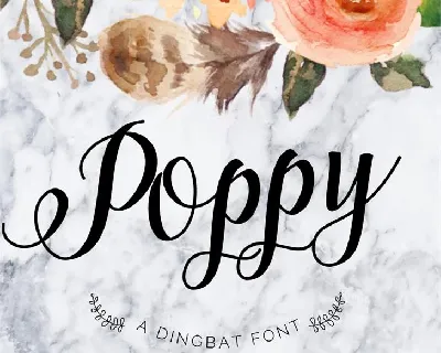 Poppy Script Free font