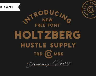 Holtzberg Typeface font
