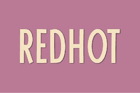 Redhot font