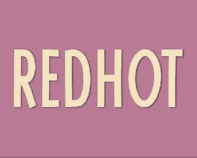 Redhot font