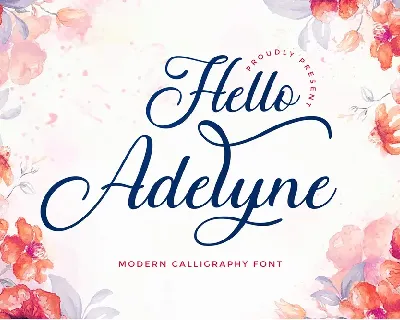 Hello Adelyne font