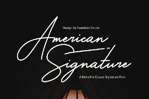 American Signature Typeface font