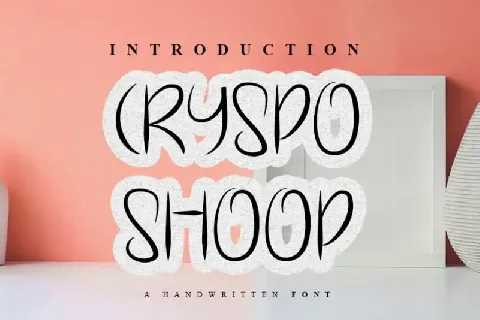 Cryspo Shoop Display font