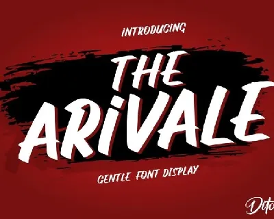 The Arivale Bold Script font