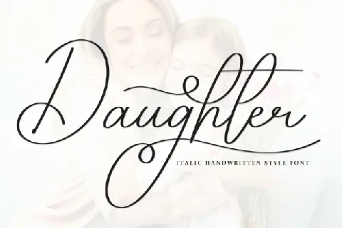 Daughter Script font