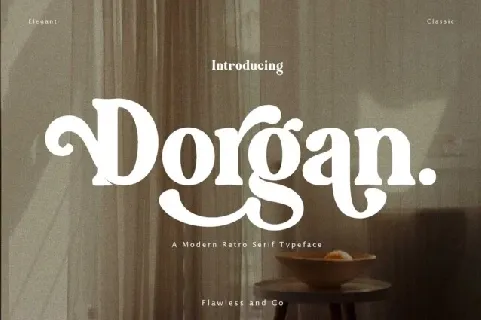 Dorgan font