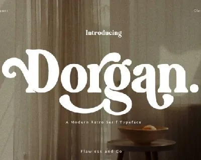 Dorgan font