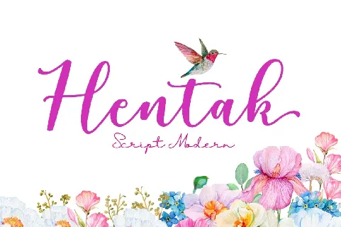 Hentak font