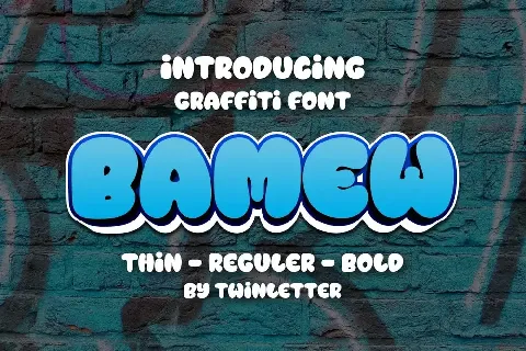 BAMEW font