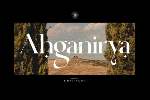 Ahganirya font