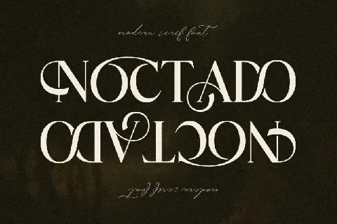 Noctado font