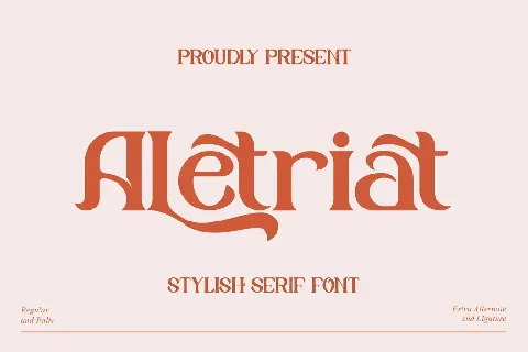 Aletriat Serif font