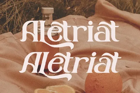 Aletriat Serif font