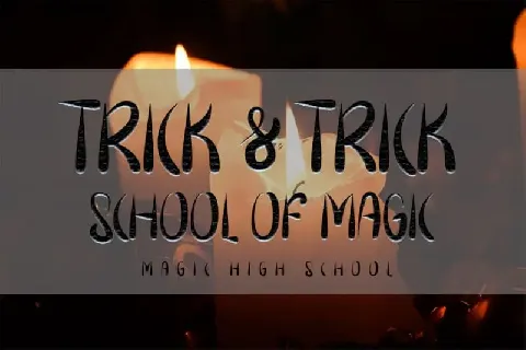 Smart Magic Display font