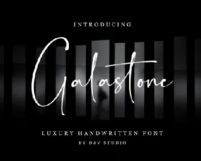 Galastone Luxury Handwritten font