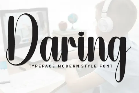 Daring Script font