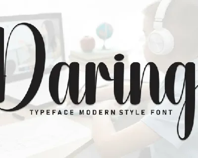 Daring Script font