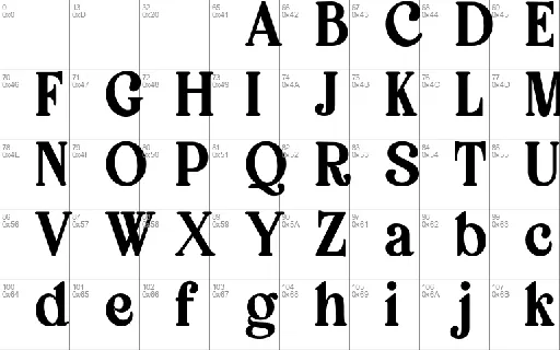 Guavine font