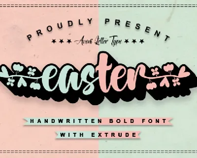 Easter Calligraphy font