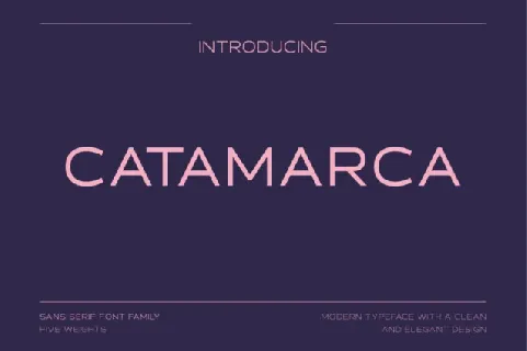 Catamarca Family font