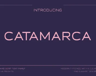 Catamarca Family font