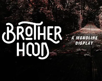 Brotherhood Display font