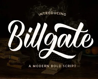 Billgate font