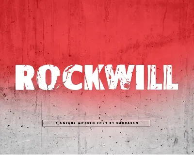 Rockwill font