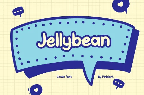 Jellybean font