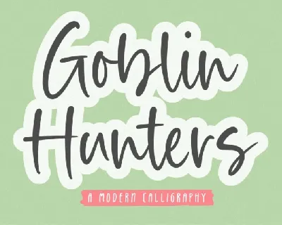 Goblin Hunters font