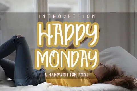 Happy Monday Display font