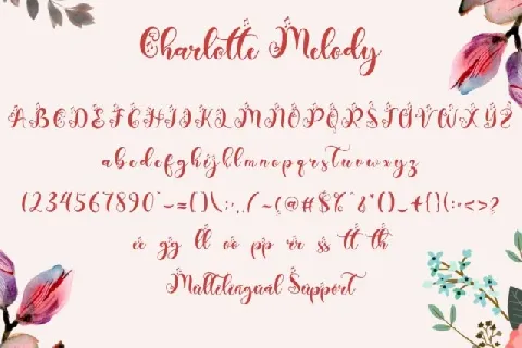 Charlotte Melody font