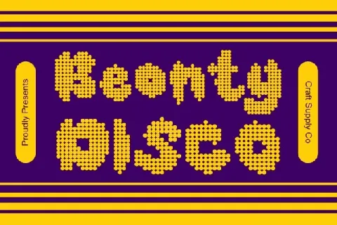 Beonty Disco font