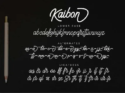 Kaibon Signature Free font