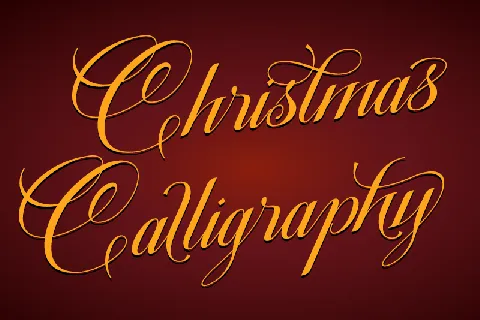 Christmas Calligraphy-Personal font