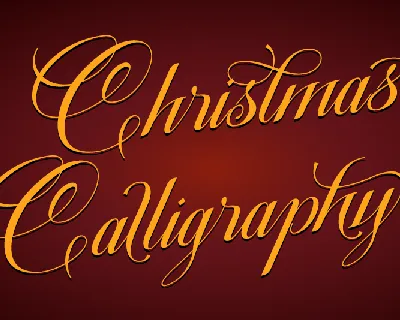 Christmas Calligraphy-Personal font