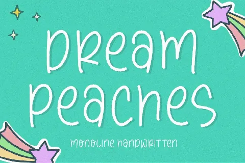 Dream Peaches font