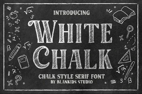 White Chalk font