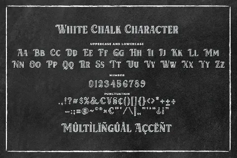 White Chalk font