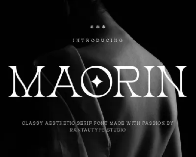 Maorin font