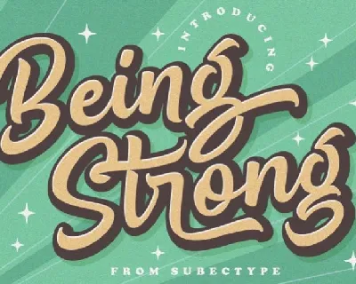 Be Strong Handwritten font