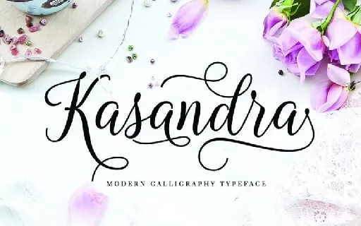 Kasandra Calligraphy font