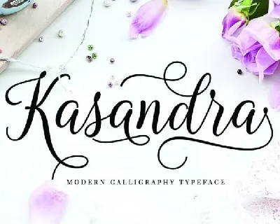 Kasandra Calligraphy font